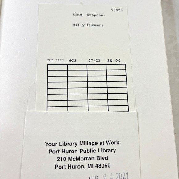 Billy Summers by Stephen King Hardback Book - Picture 5 of 6